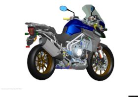 2012 Triumph Tiger Explorer CAD drawings disegni