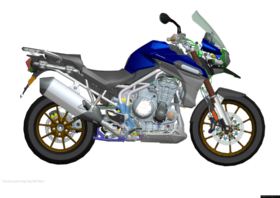 2012 Triumph Tiger Explorer CAD drawings disegni