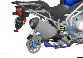 2012 Triumph Tiger Explorer CAD drawings disegni