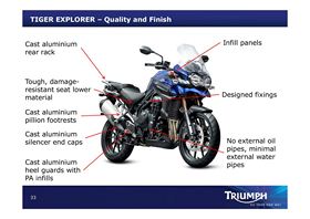 2012 triumph explorer world launch media presentation