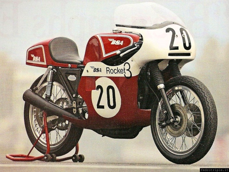 1971 200 Miglia Daytona BSA Rocket 3 Mike Hailwood Pettinari