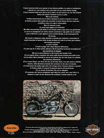 1991 pubblicità Harley-Davidson Carlo Talamo