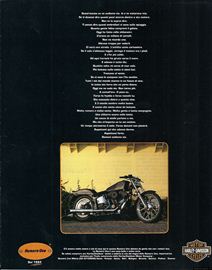 1992 pubblicit Harley-Davidson Carlo Talamo