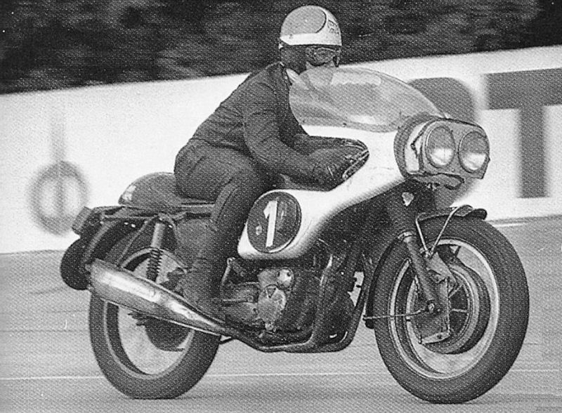 1970 - Bol d'Or - Tom Dickie in azione a Montlhery