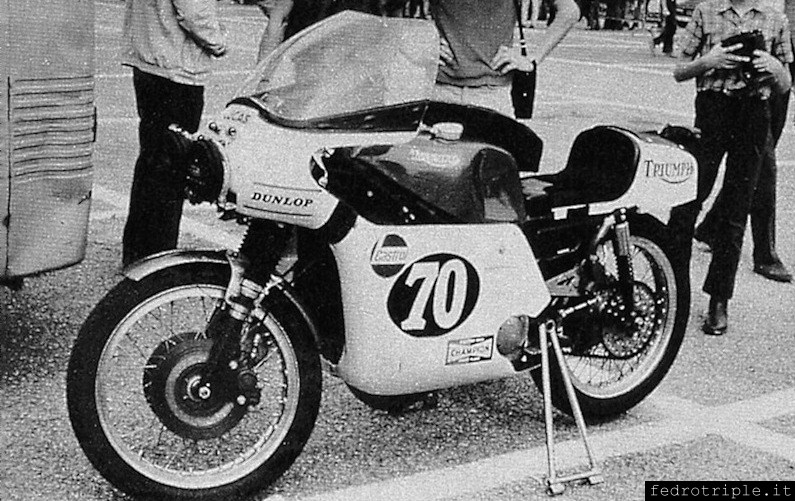 La Triumph Trident vincitrice al Bol D'Or di Le Mans del 1971