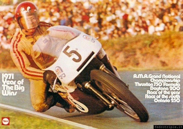 1971 BSA Rocket III and John Cooper
