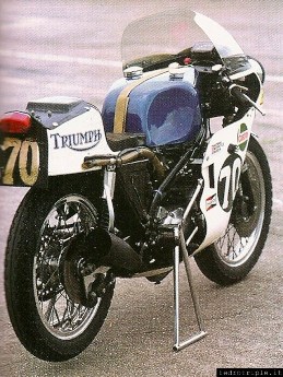 La Triumph Trident vincitrice al Bol D'Or del 1971
