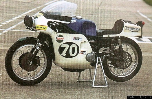 La Triumph Trident vincitrice al Bol D'Or del 1971