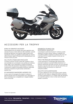 2012 Triumph Trophy 1200 Specifiche Tecniche