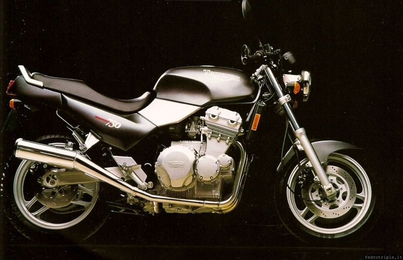 1990 Triumph Trident 750 Catalogo ufficiale Preserie