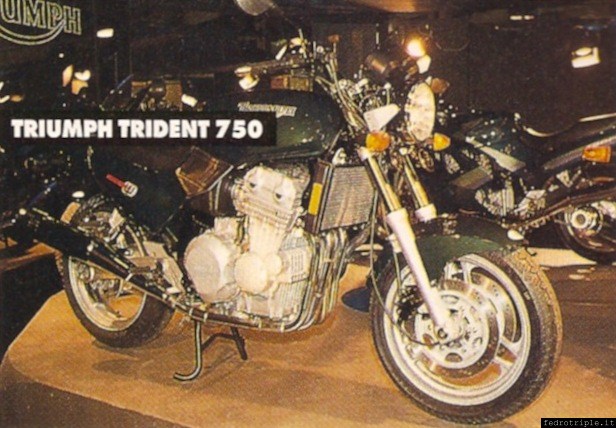 1991 Trophy Trident 900 EICMA Salone Milano