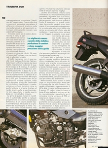 1993 Triumph Trident 900 Motociclismo