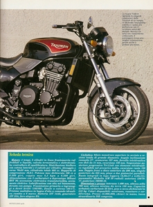 1993 Triumph Trident 900 Motociclismo