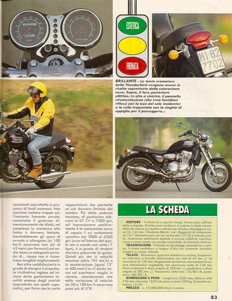 Triumph Thunderbird