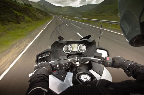 2012 Triumph Trophy 1200 Action