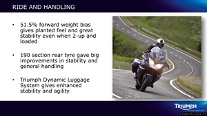 Triumph Trophy 1200 World Press Launch Slides