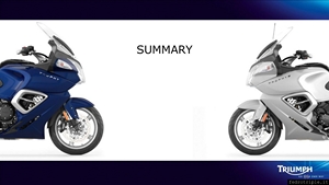 Triumph Trophy 1200 World Press Launch Slides