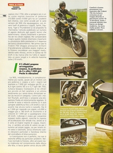 1995  Triumph Trident 750 Motociclismo