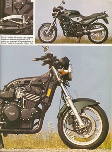 1995  Triumph Trident 750 Motociclismo