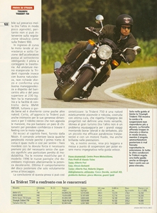 1995  Triumph Trident 750 Motociclismo