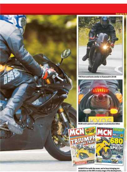 2005 Triumph Daytona 675 Prototipo MCN
