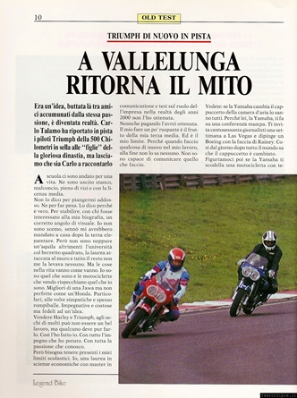 1992 Carlo Talamo Vallelunga Legend Bike