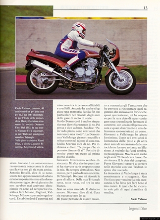 1992 Carlo Talamo Vallelunga Legend Bike