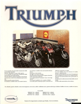1992 Pubblicità Triumph Numero Tre