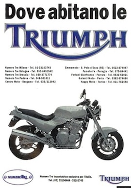 1992 Pubblicità Triumph Numero Tre