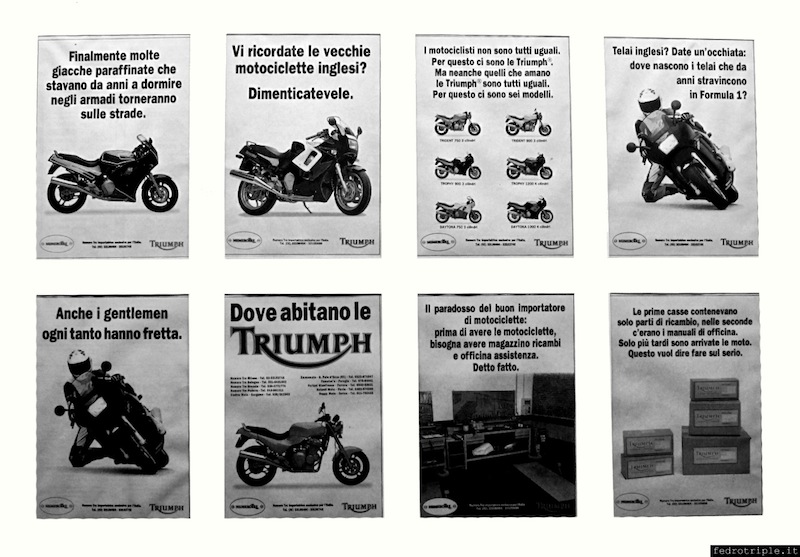 1992 Pubblicità Triumph di Andrea Concato