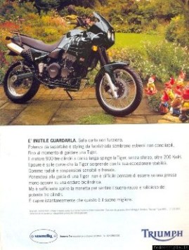 1994 Pubblicità Triumph Numero Tre Tiger