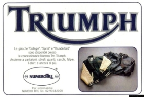 1996 Pubblicità Triumph Numero Tre