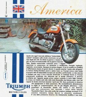 2002 pubblicità Triumph America