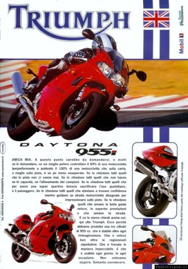 2002 pubblicità Triumph Daytona 955i