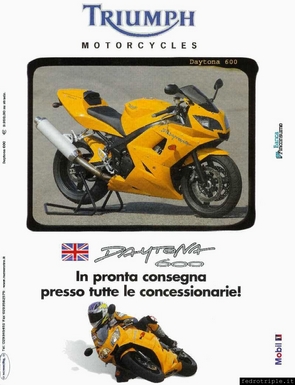 2003 pubblicit Triumph Daytona 600