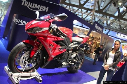 MY2013 Triumph Daytona 675 EICMA MILANO 2012