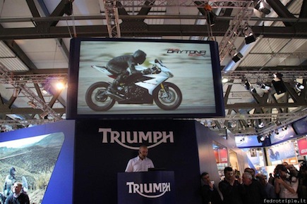 MY2013 Triumph Daytona 675 EICMA MILANO 2012