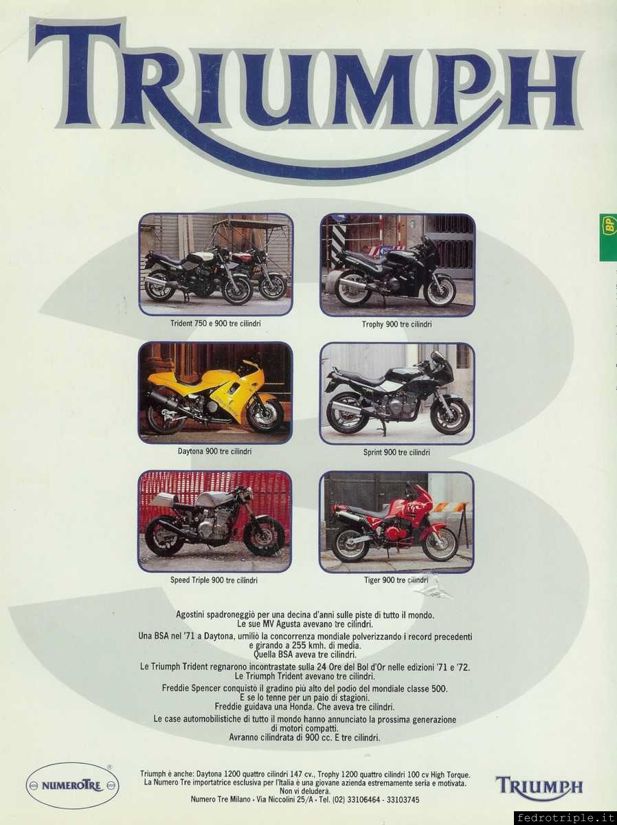 Triumph Trident "ALU" Speed Triple Carlo Talamo