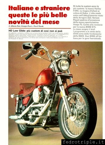 1985 Aprile Harley-Davidson Numero Uno via Niccolini