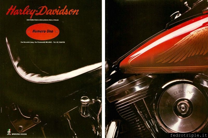 1985 Pubblicità Harley-Davisdon Carlo Talamo