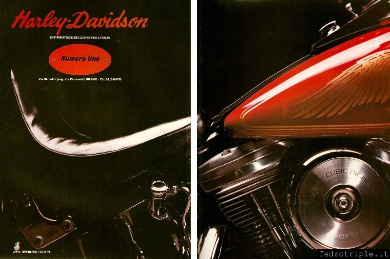 1985 Pubblicit Harley-Davisdon Carlo Talamo