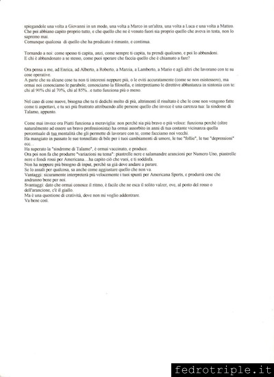 Carlo Talamo e-mail La Sindrome di Talamo