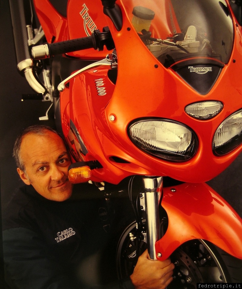 2000 Carlo Talamo con la tristemente famosa RS telaio 100.000 (grazie a Stefano per la foto)