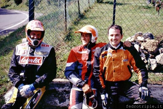 13 ottobre 2002 - Una delle ultime foto di Carlo (Motocross sulle colline piacentine da www.negrottodreamteam.it )