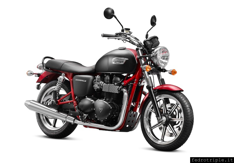 2013 Triumph Bonneville SE Telaio Cranberry Red