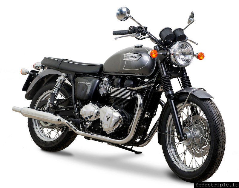 2013 Triumph Bonneville T100 Pearl Grey