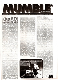 Mumble - Giornalino interno Numero Uno