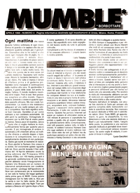 Mumble - Giornalino interno Numero Uno