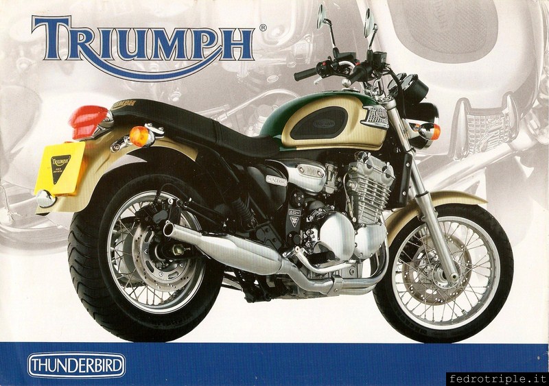1999 Triumph Thunderbird Catalogo