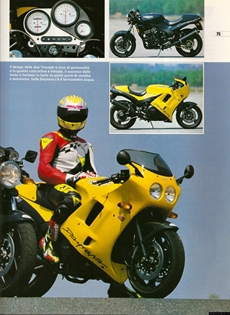 1994 Triumph Speed Triple e Daytona Super III - Motociclismo Luglio 1994